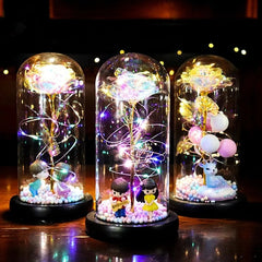 LED Light Lamp Foil Flower