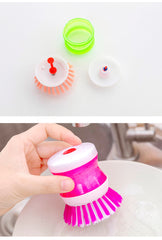 Liquid Soap Dishwasher Brush