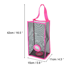 Plastic Bag Storage Basket, Wall-Mounted Plastic Bag Holder, Storage Bag For Shoppers