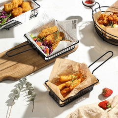 FlashFry - The Compact Stainless Steel Mini Fry Basket.