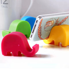 4-Pack Mini Elephant Phone Holder