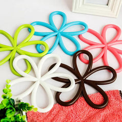 2 Pc Silicone Flower Pot Stand Heat Resistant