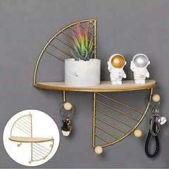 Creative Wall Storage Shelf With Hook