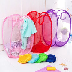 Foldable Mesh Laundry Basket