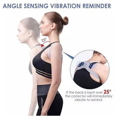 Vibration Reminder Back Posture Corrector, Upper Back Brace Correction Trainer, Back Pain Support Device