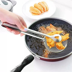 2 in 1 Frying Kitchen Tong with Strainer by Flashstore.pk